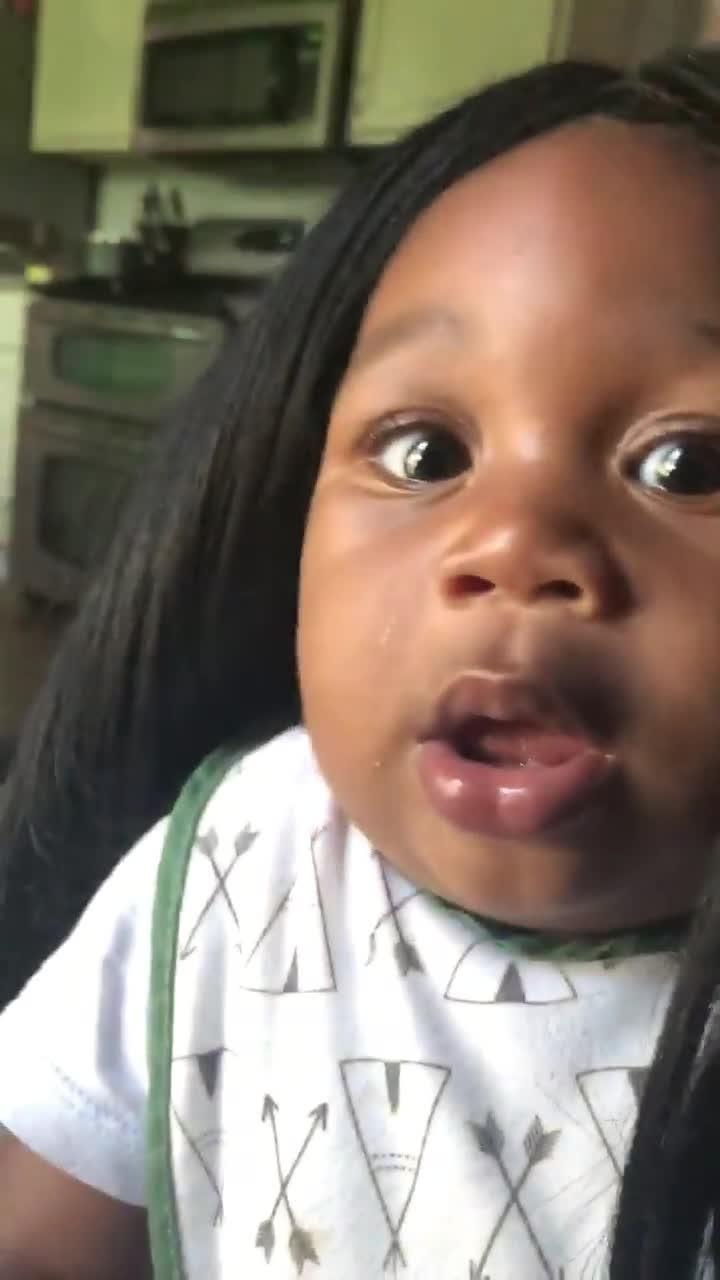 Baby Shocked After Mom Put